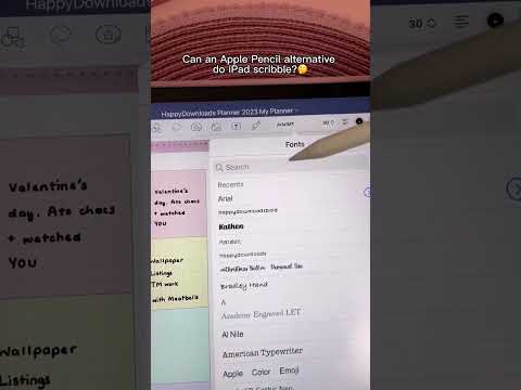 Can an Apple Pencil alternative do iPad scribble? 🍎✏️ iPad accessories