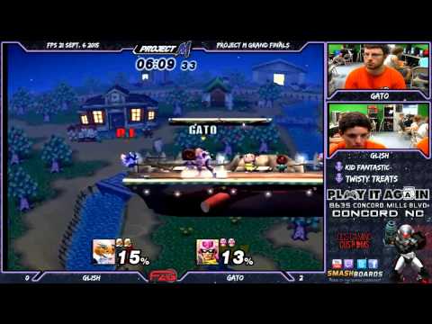 FPS21|Project M-Grand Finals: Glish (Sheik) vs GATO (C.Falcon)