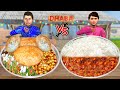 Chole Bhature Vs Rajma Chawal Food Challenge Hindi Moral Stories Hindi Kahani Funny Comedy Video