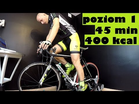 Trening na rowerze dla początkujących - SESJA 1, 45 minut - ćwiczenie kadencji. SzajBajk