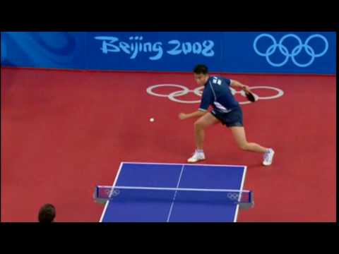 Hard Side Spin Beijing Olympics  Ju LIN   (DOM)  X  Tiago APOLONIA (POR)