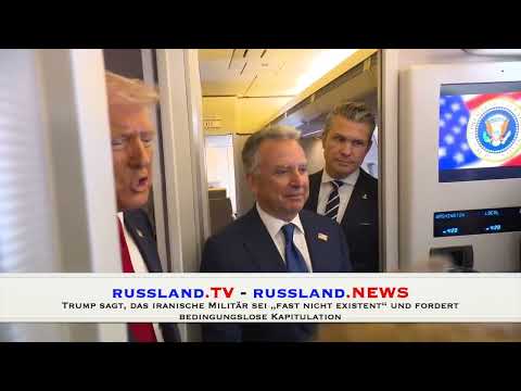 Trump sagt, das iranische Militär sei „fast nicht existent“ und fordert bedingungslose Kapitulation