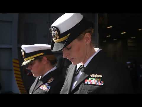 BURIAL at SEA for Lt.j.g. Marc Rockwell-Pate aboard USS Ronald Reagan