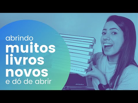 ABRINDO LIVROS NOVOS DA MINHA ESTANTE | maaais livros na fila de leitura