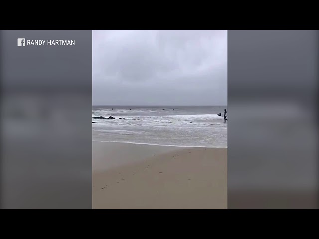 Ocean surf in Cape May