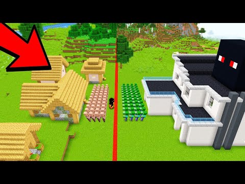 Villagers SPLIT The Village in Half Against Zombies!