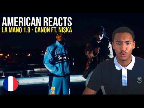 American Reacts To French Rap!! | La Mano 1.9 ft Niska - Canon ( Official Full Reaction)