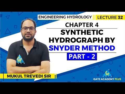 Lecture 32 | Chapter 04 | Synthetic Hydrograph By Snyder Method Part 2 | Engineering Hydrology