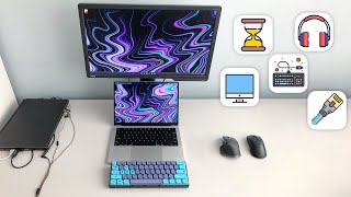 My Productivity + Gaming Desk Setup (MacOS & Windows)