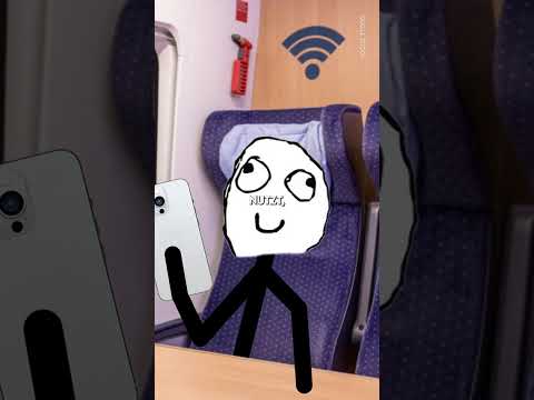 Internet on the train #internet #deutschebahn #deutschebahn