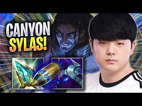 CANYON IS SO GOOD WITH SYLAS! - DK Canyon Plays Sylas MID vs Gragas! | Season 2023