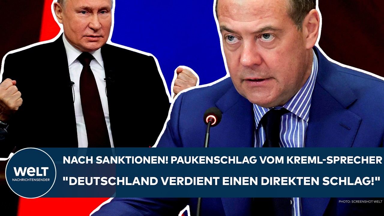 DEUTSCHLAND: Nach Sanktionen! Paukenschlag vom Kreml-Sprecher! "Sie verdienen einen direkten Schlag"