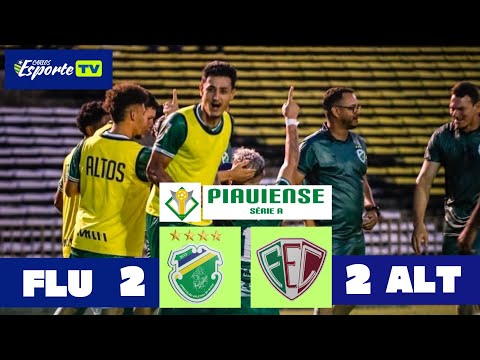 Altos x Fluminense-PI. Campeonato piauiense 2026, 3° rodada. Gols e melhores momentos. 