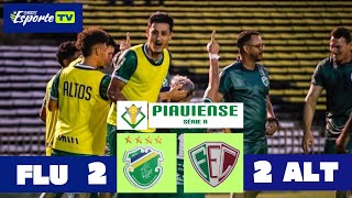 Altos x Fluminense-PI. Campeonato piauiense 2026, 3° rodada. Gols e melhores momentos.