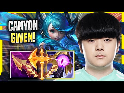 CANYON CHILLING WITH GWEN! - DK Canyon Plays Gwen JUNGLE vs Lee Sin! | Season 2022