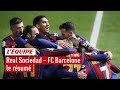 Super Coupe d'Espagne : Real Sociedad - FC Barcelone, le résumé (1-1, t.a.b. 2-3) / L'Equipe 2021