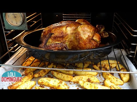 EL MEJOR POLLO AL HORNO, MUY FÁCIL Y JUGOSO Y ¡CON PATATAS!  - Loli Domínguez - Recetas paso a paso