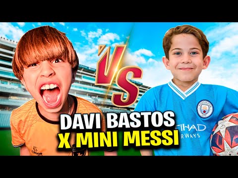 MINI MESSI X DAVI BASTOS - O MENOR X1 DA INTERNET!