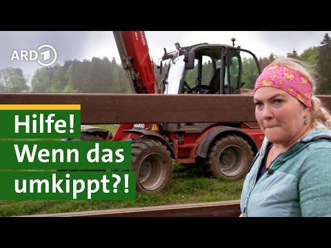 Teleskoplader fahren lernen: Bäuerin Nina hat Angst! Hofgeschichten #4 | Sommer | Unser Land | BR