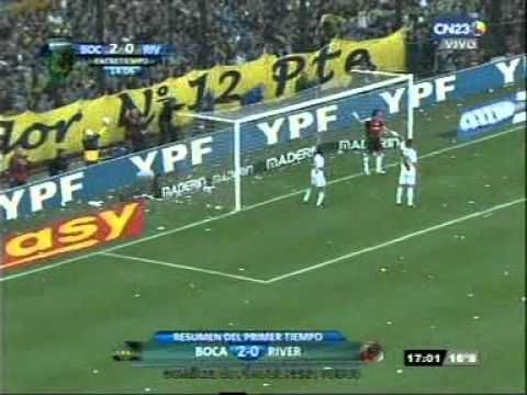 Boca 2 River 0, goles de Carrizo en contra y Palermo