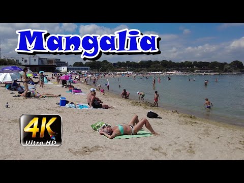 Plaja Mangalia - Mangalia beach, Romania, 4K - August - travel video vlog calatorie tourism