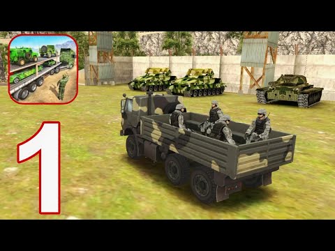Real Army Vehicle Transport 3D - Gameplay Walkthrough Part 1 ( Android,iOS )