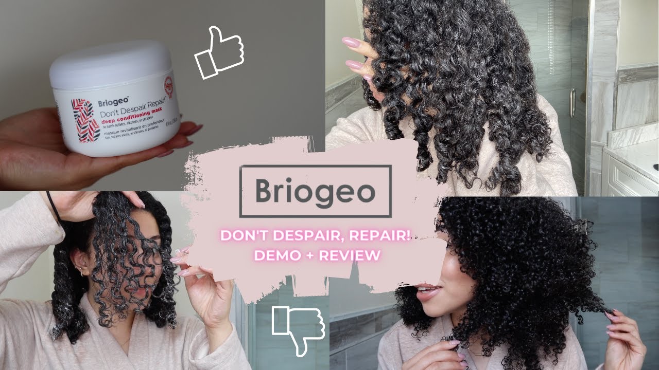 Watch Briogeo Don't Despair Repair! Demo + Review On 3c Low Porosity Curls! | Is It Worth It! Now Briogeo Don't Despair Repair! Demo + Review On 3c Low Porosity Curls! | Is It Worth It!
