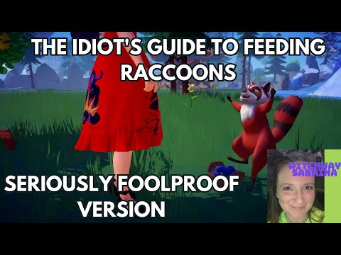 THE IDIOT'S GUIDE TO FEEDING RACCOONS #disneydreamlightvalley #howtofeedraccoons