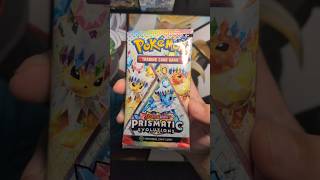 Finally My First Pokemon Prismatic Evolutions Booster #pokemon #shorts
