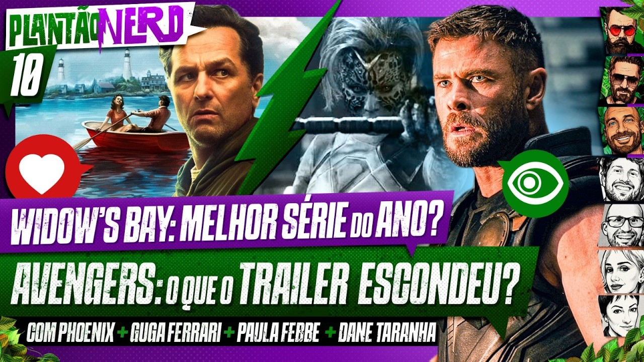 TRAILER DE VINGADORES + SONY SEM MÍDIA FÍSICA + WIDOW'S BAY -  Plantão Nerd. #010