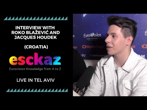ESCKAZ in Tel Aviv: Interview with Roko Blažević and Jacques Houdek (Croatia)