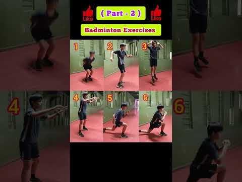 Badminton Exercise - 2 #shorts #badminton #exercise #fitness #workout