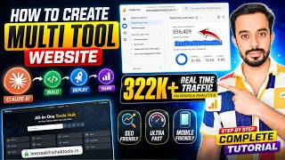 How to Create Multi Tool Website using Claude Ai | 325+ Real Time Traffic on Goo
