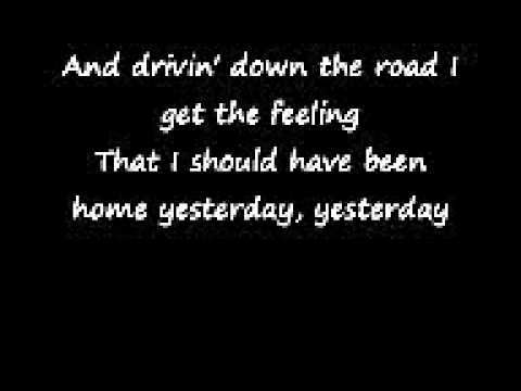 John Denver country roads lyrics .