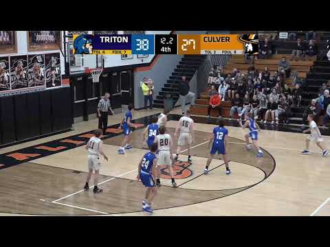 Triton at Culver - JV Boys High School Basketball 🏀 1-12-2023