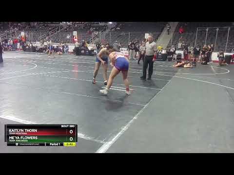 144 Lbs Champ. Round 1 - Kaitlyn Thorn, Team Montana Vs Me`ya Flowers, Team Arkansas 9fe5