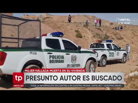 Investigan la mu3rte de una profesora en Potosí; buscan a su pareja, quien se dio a la fuga