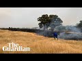 Footage Shows Bushfires Surrounding Victorian Farm As Catastrophic Fires Ravage State
