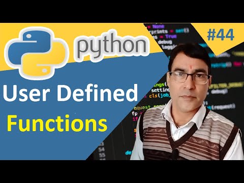 User Define Function Using Python In Hindi