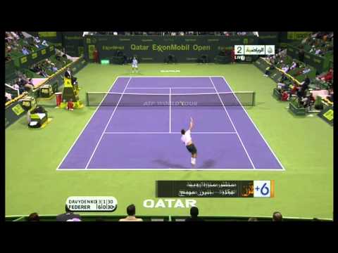 Federer VS Davydenko Doha Qatar Open 2011 Final HIGHLIGHTS 63 64