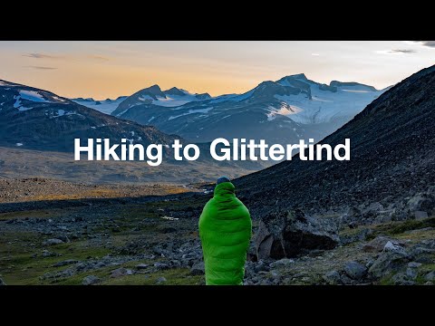 Hiking to the top of Glittertind, 2452 meters, Jotunheimen, Norway