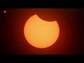 Gedeeltelijke zonsverduistering goed te zien boven provincie