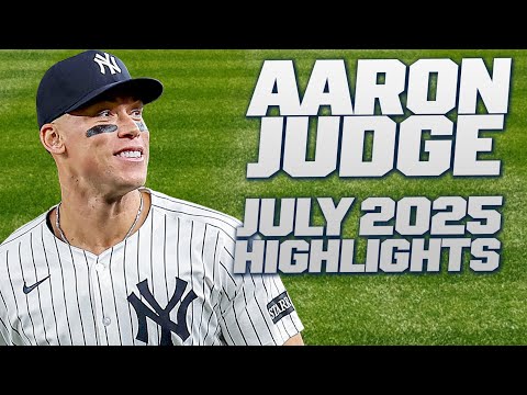 1.089 OPS for Aaron Judge in July 2025! 🧑‍⚖️ (MLB highlights for the Yanks slugger)