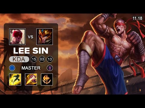 GEN G Clid Lee Sin Jungle vs Jarvan IV - EUW Master - Season 11 Patch 11.19