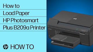 How to Load Paper into a Photosmart Plus B209a Printer