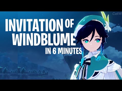 Genshin Impact Invitation of Windblume (Full Story) All Cutscenes Full Movie