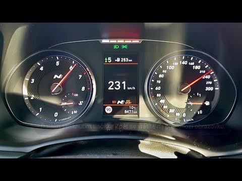 Hyundai i30 N Performance: akcelerace 0 - 231 km/h