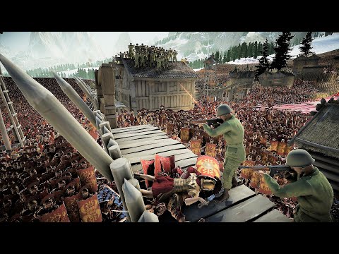 US MILITARY FORTRESS INVASION OF 800,000 ROMAN GENERALS | Ultimate Epic Battle Simulator 2 UEBS 2