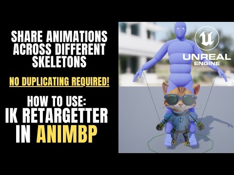 Share Animations with Different Skeletons (How to use IK Retargeter in Animation Blueprint) UE5