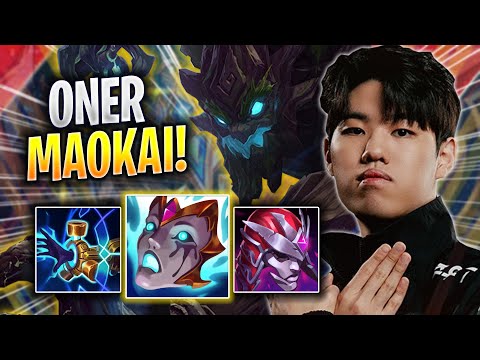 ONER TRIES NEW MAOKAI BUILD! - T1 Oner Plays Maokai JUNGLE vs Jarvan! | Season 2023